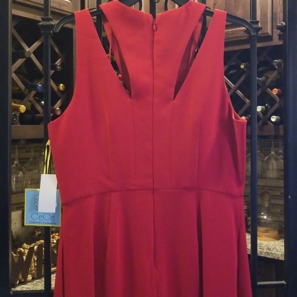 🆕 CeCe Sleeveless Invert Pleat Shoulder Cutout ❤️ - Picture 7 of 8